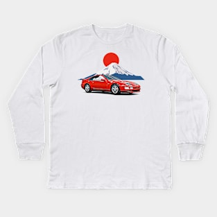 300zx Fuji JDM Japan Print Kids Long Sleeve T-Shirt